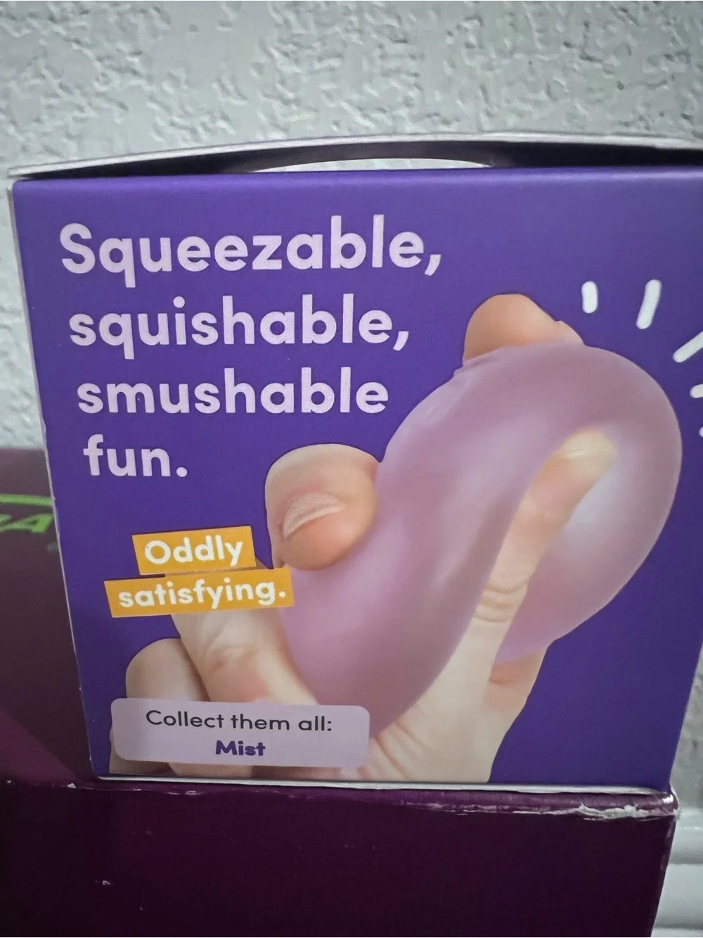 Authentic Speks Memory Gel Stress Ball - Purple